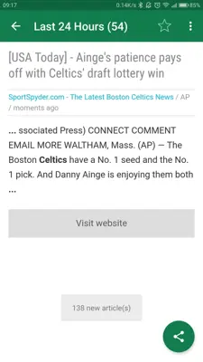 Boston Basketball News android App screenshot 1