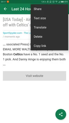 Boston Basketball News android App screenshot 2